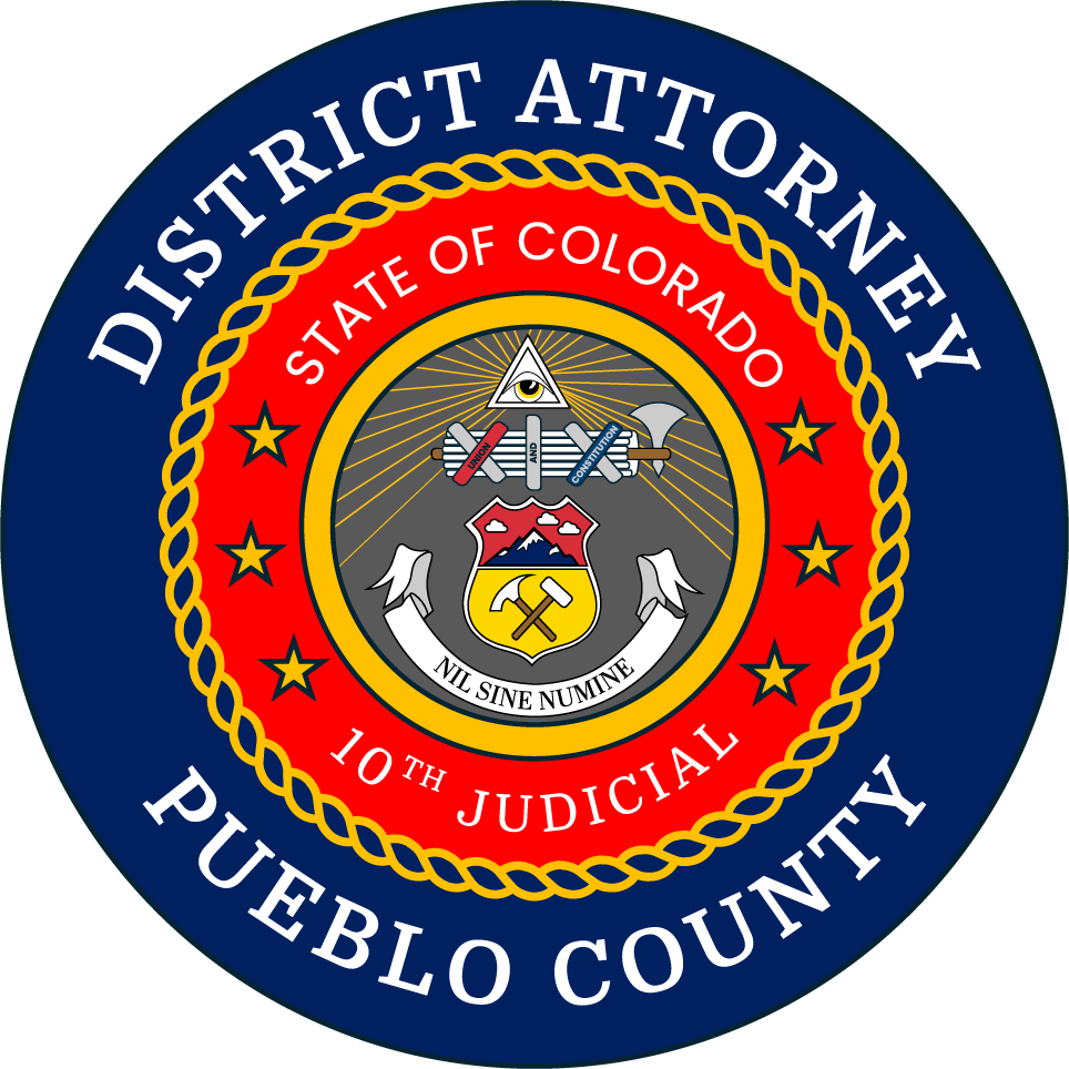 The seal of the 10th Judicial District Attorney of the State of Colorado